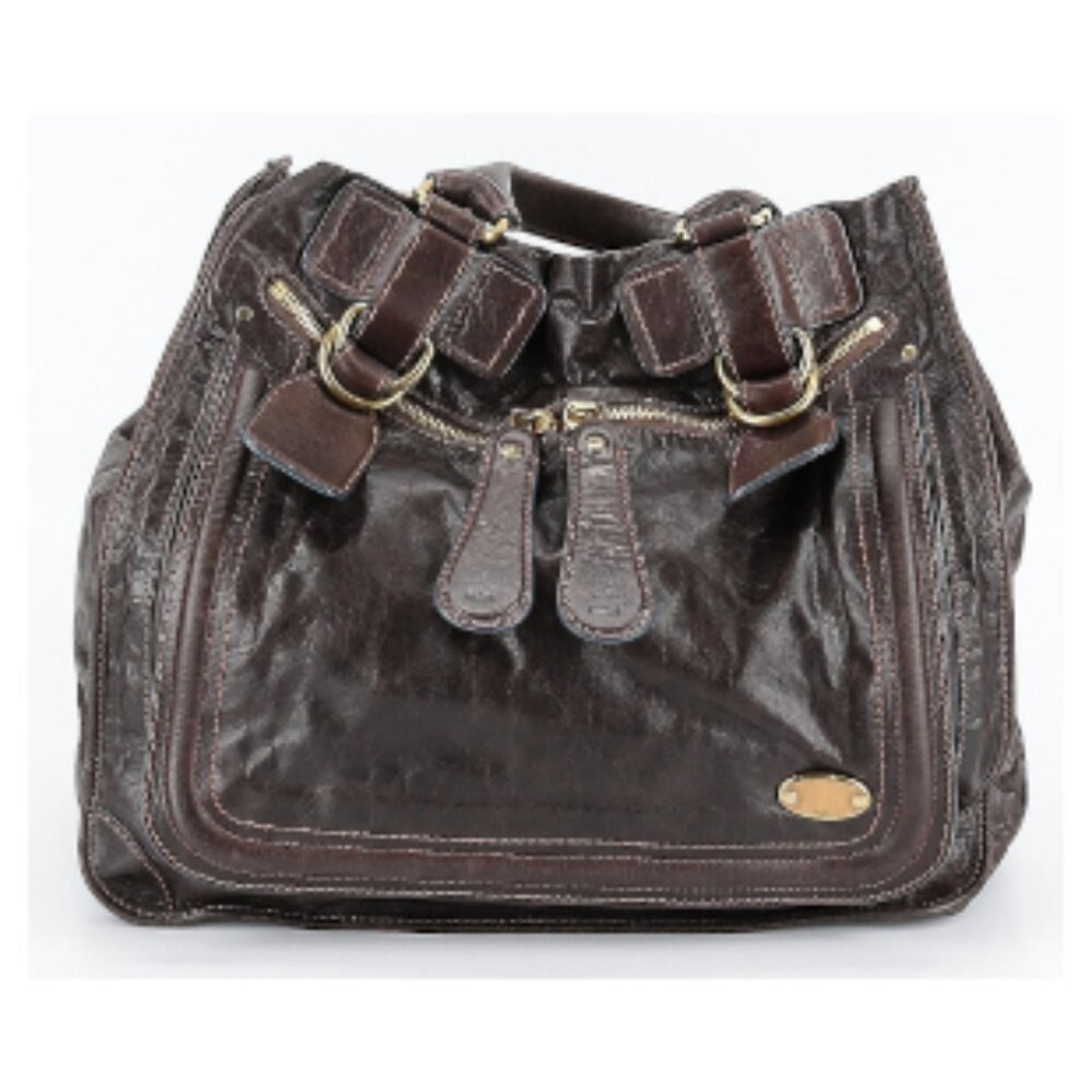 Gorgeous Chloe Moka Leather Handbag - Excellent Condition!